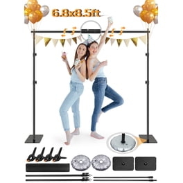 Tuekys 4x7.2FT Wedding Arch Backdrop Stand, Metal Arched Frame for ...