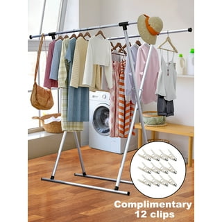Folding Laundry Drying Rack Wall-mount Foldable Clothes Dryer