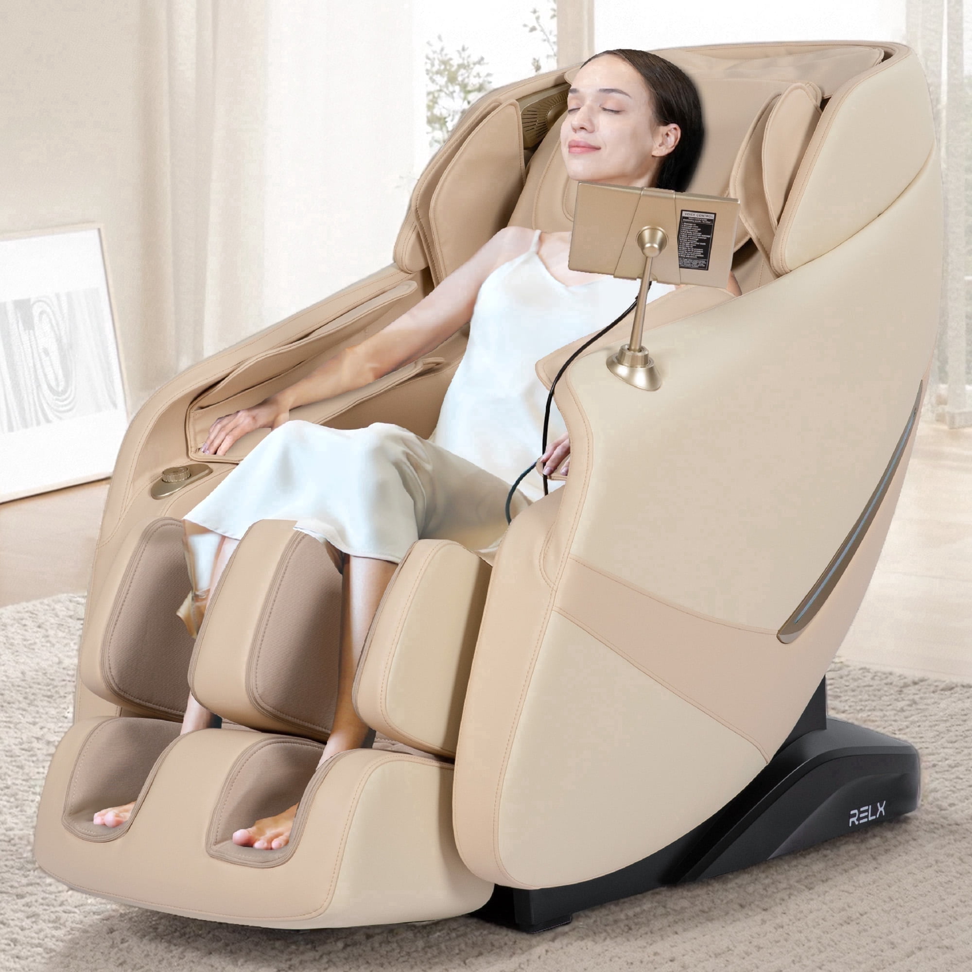 RELX Massage Chair Full Body, Zero Gravity Massage Chair with SL-Track ...