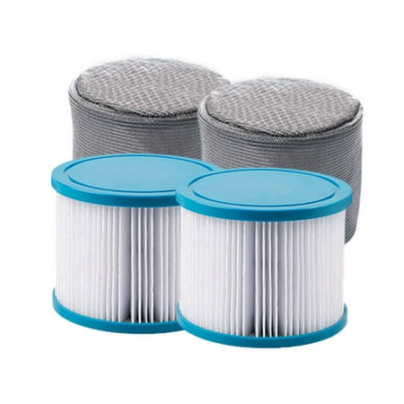 RELXTIME 2 Pack Spa Filter Cartridges for Pool Hot Tub Filters Replacement, 11.8" x 6.1" x 3.9"