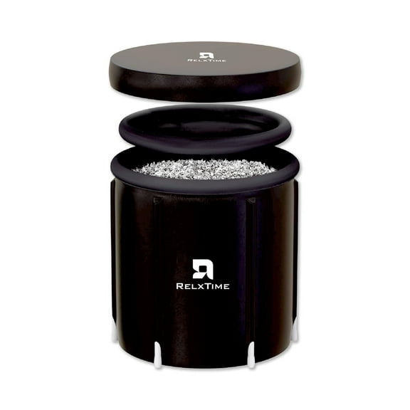 RELXTIME Ice Bath Tub, Portable Inflatable Cold Water Bathtub, 105 Gallon Adult/Athlete Recovery Cold Plunge Tub with Lid