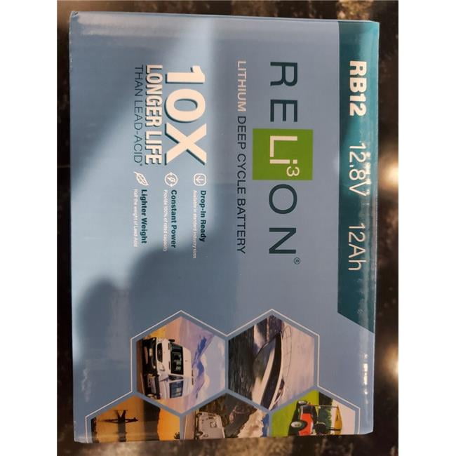 Relion RB12 12V 12Ah Deep Cycle Lithium Battery