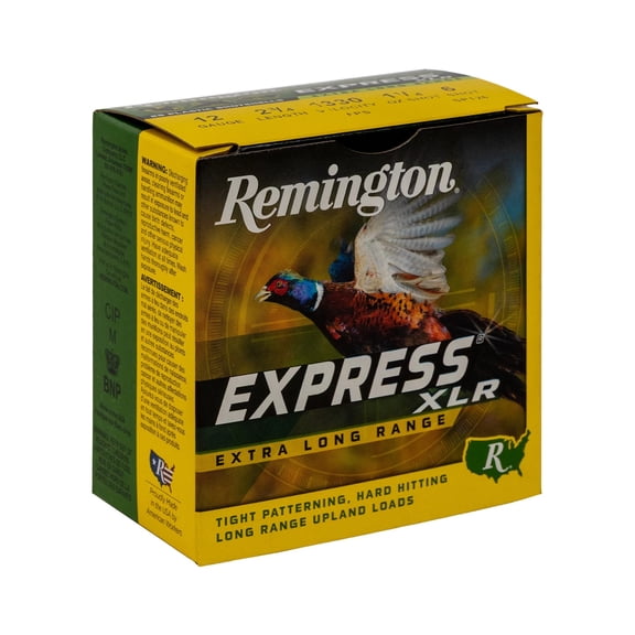 Remington Express Extra Long Range, 12 ga, 4 Shot, 2-3/4 in, 1 1/4 oz, 1330 fps, 25 Count