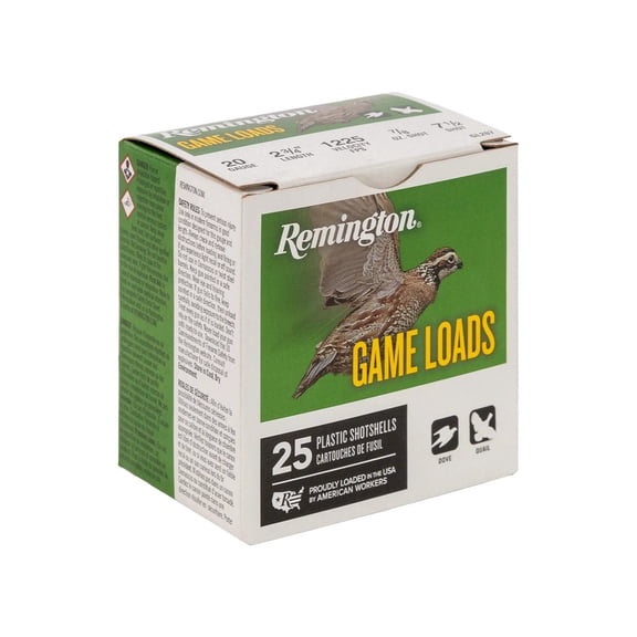 REM GAME 20GA 2-3/4" 7/8OZ #7.5 1225FPS - R20042 - 1225FPS