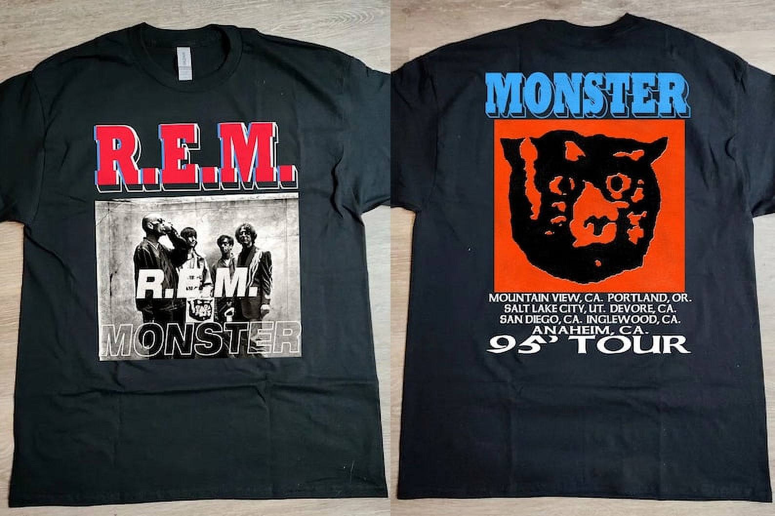 REM Monster '95 Tour TShirt, Rem Rock Tour 1995 TShirt, Rem TShirt