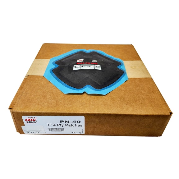 REMA Premium PN-40, 2 Units of 7-in 4 Ply Vulcanizing Bias Tire Patches