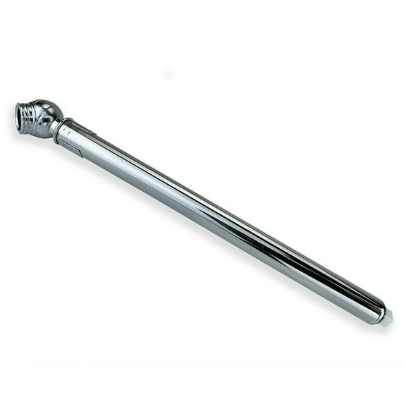 REMA TIP TOP Chrome Pencil Air Gauge 20-120 PSI 2 lb Increments with Pocket Clip