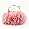 thumbnail image 1 of REMANLAND Women's Satin Floral Evening Clutch, Pink, 1 of 7