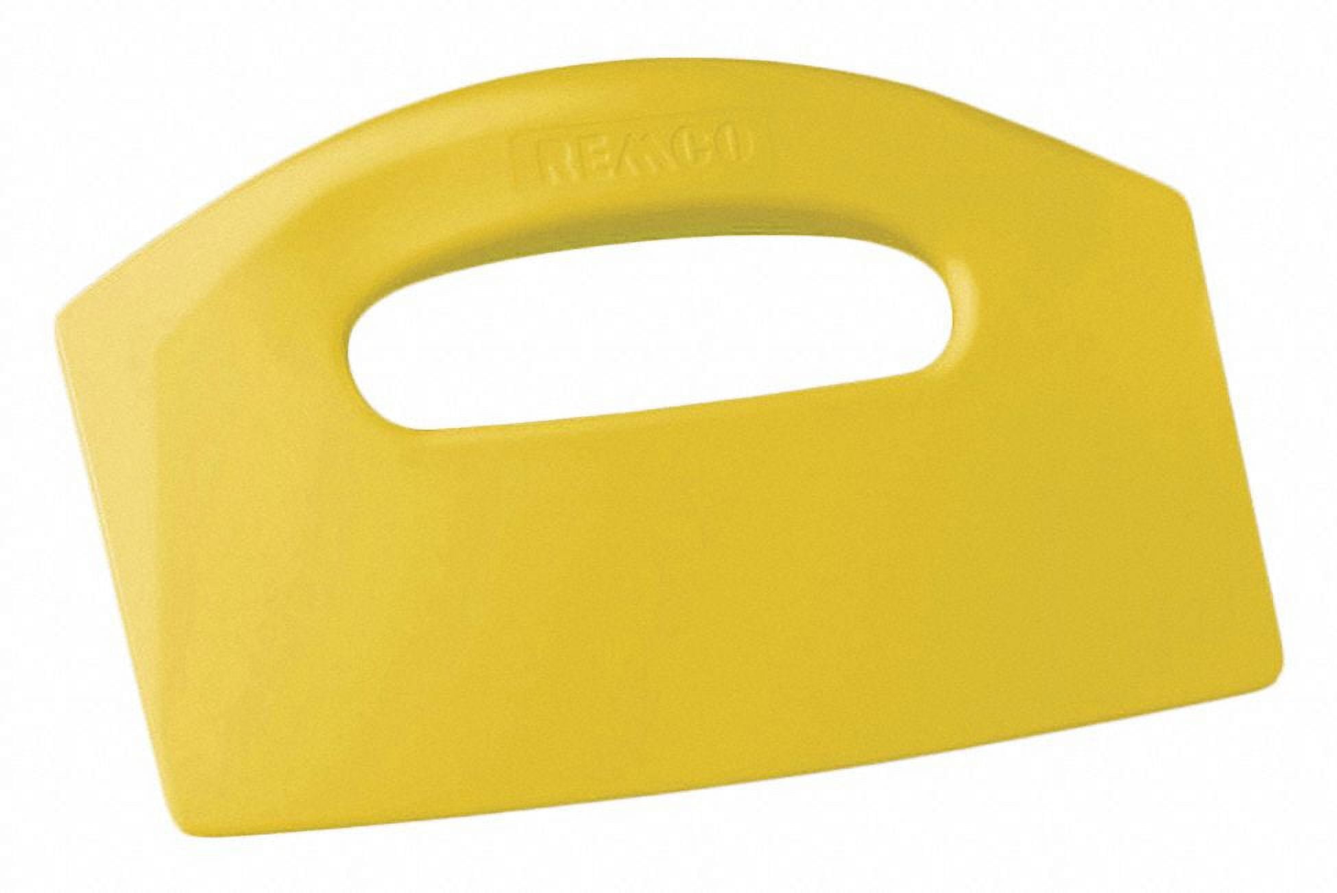 Remco Bench Scraper,Poly,Yellow,8 1/2 x 5 In 69606