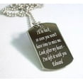 thumbnail image 1 of REMEMBER ME, MESSAGE, QUOTE, LOVE, DOG TAG NECKLACE STAINLESS STEEL, 1 of 4