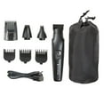 thumbnail interactive-video image 1 of REMINGTON Graphite All-in-One Grooming Kit, Men's Head & Body Trimmer Kit with Combs, Black, 1 of 17