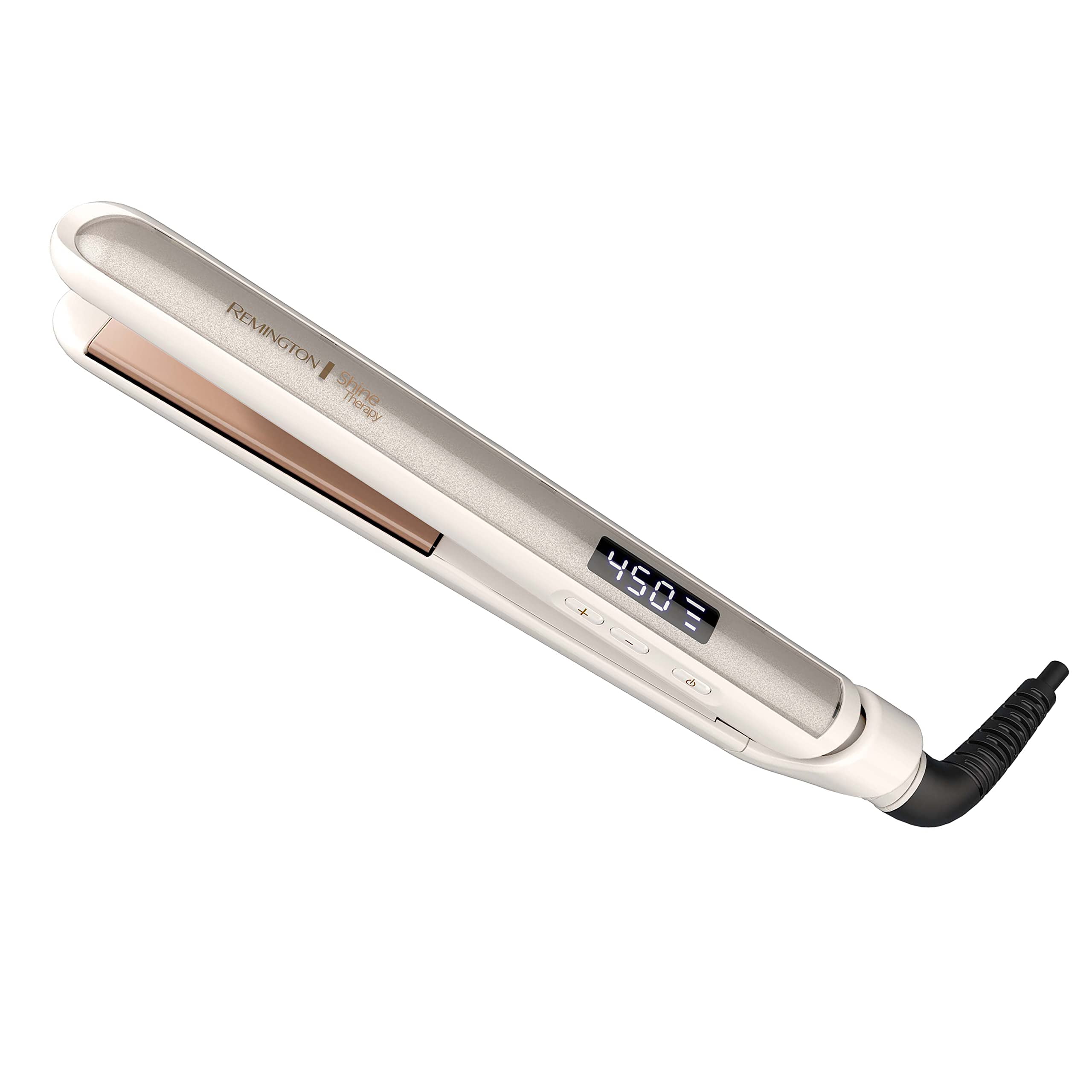 Remington Plancha de pelo, plancha de pelo XL de 110 mm, revestimiento  avanzado Ceramic Enriquecido con cuidado éclat brillante, temperatura  ajustable (150 y 230 °C) – S6308 Eclat Brillance : : Belleza