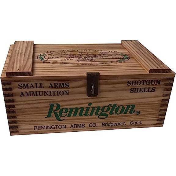 REMINGTON WOODEN 250 SHELL AMMO BOX$$Home Decor, Kitchen, & Other