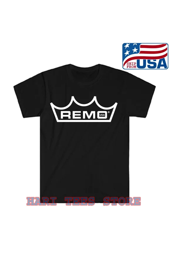 REMO Drums Men's Black Size S to 5XL