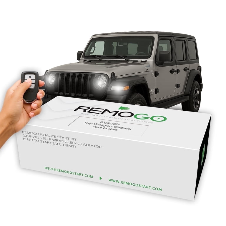 Flashlogic Add-On Remote Start Kit – Fits 2008 Jeep Commander W/ Plug & Play Harness