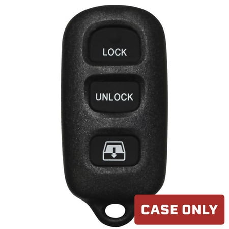 DURAKEY - Replacement Case for Select Toyota Remotes - Black