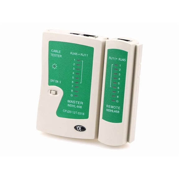 REMOTE NETWORK CABLE TESTER RJ45/RJ11/BNC/COAX CAT5 CAT6