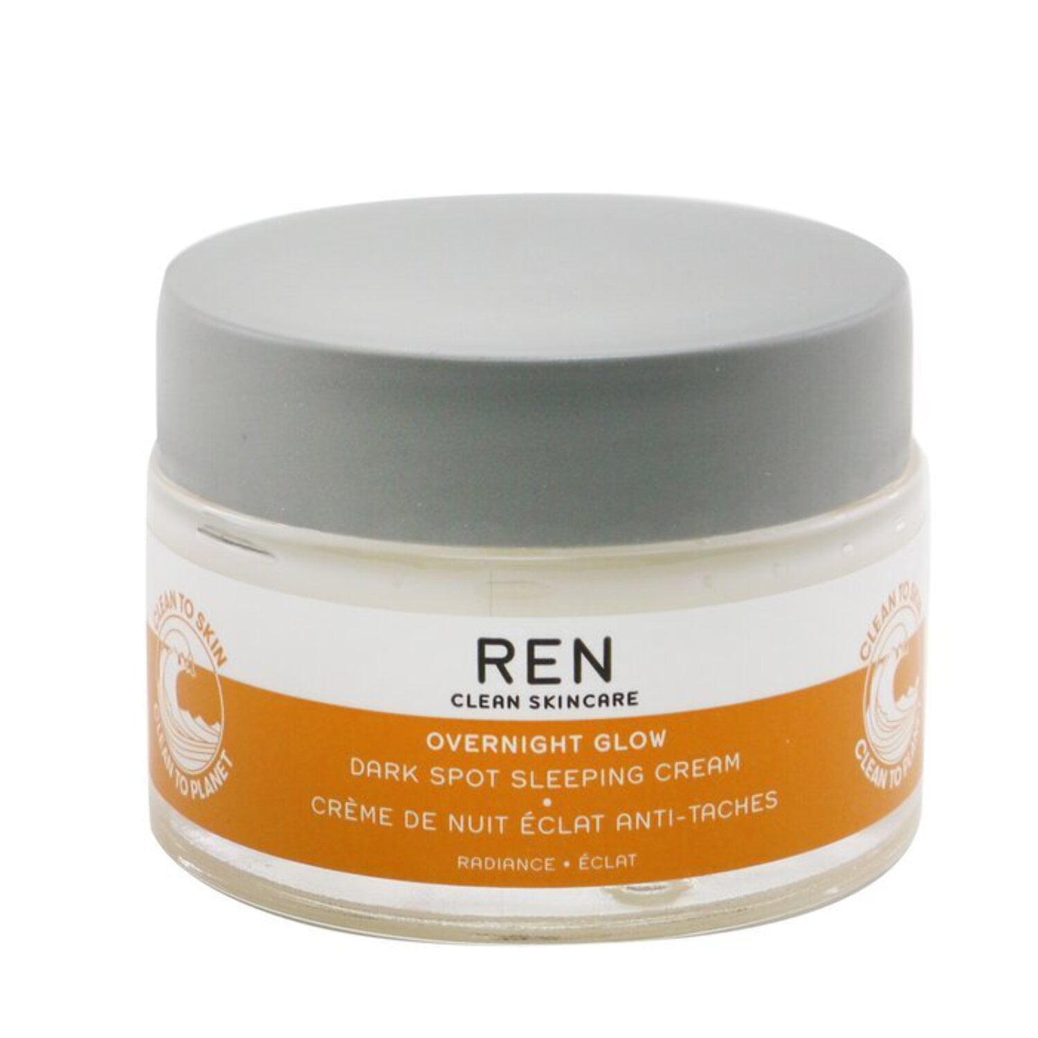 REN Clean Skincare Overnight Glow Dark Spot Sleeping Cream 1.7oz - Imperfect Box