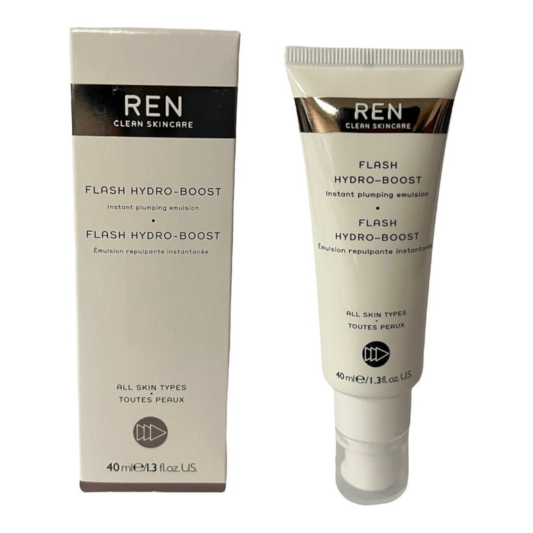 REN Flash Hydro-Boost Instant Plumping Emulsion, Anti-Aging
