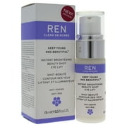 REN Keep Young and Beautiful Instant Brightening Beauty Shot Eye Lift Serum - 0.5 oz