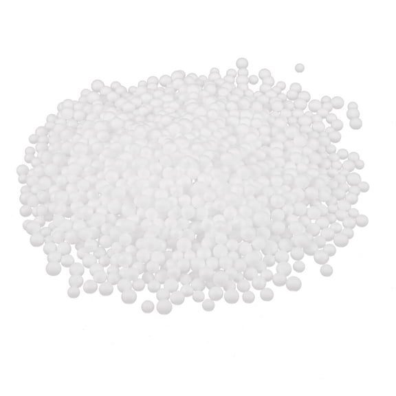RENACLIPY White Foam Beads Bean Bag Filler 1 Pack for Crafts, Projects, Cushion Stuffing and Home Comfort