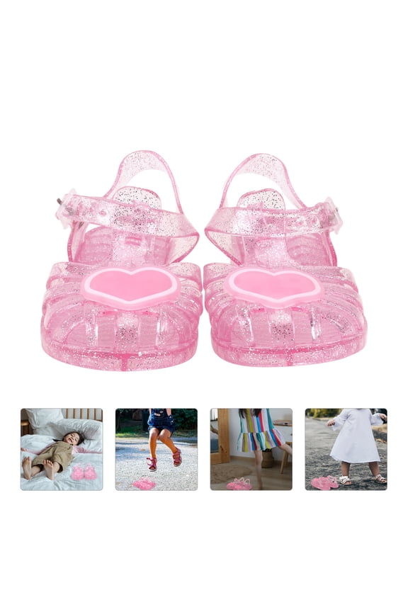 1 Pair Lightweight PVC Shower Slippers for Men and Women, Comfortable Anti- Bathroom Shoes