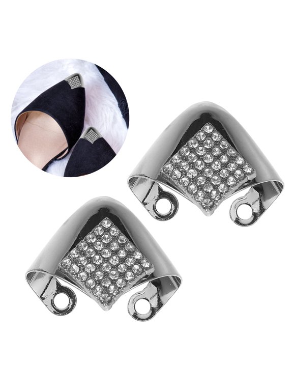 1 Pair Invisible High Caps Shoe Protectors for Women, Iron Design with Comfortable Fit and
