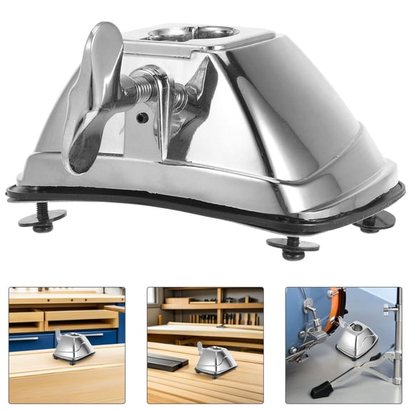 RENACLIPY Adjustable Iron Bass Drum Tom Mount with Multiple Angle Settings Drum Hardware Accessory 1 Set