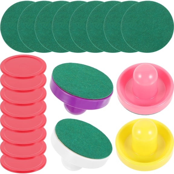 RENACLIPY Ice Hockey Pusher with Smooth ABS Felt Design for Game Play, and Lightweight, 1 Set