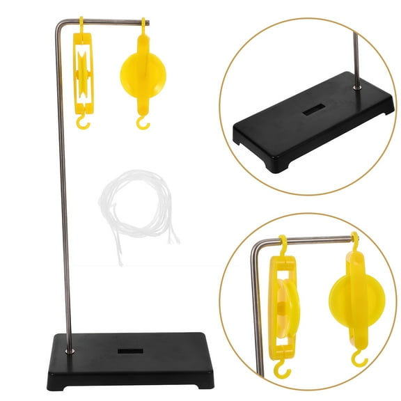 RENACLIPY 1Set Teaching Pulley Block Set for Physics Lab Accurate Mechanical Force Measurement
