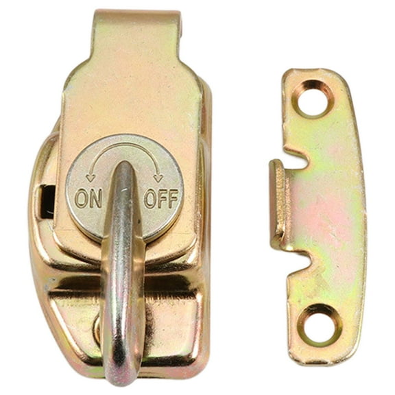 RENACLIPY Golden Alloy Steel Buckles for Conference Table Locks, Table Lock Buckle Set, 1 Piece