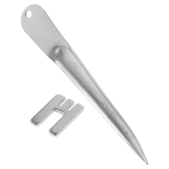 RENACLIPY Wicker Basket Weaving Tool, Silver Stainless Steel and Plastic, for DIY and Professional Use, 1Set
