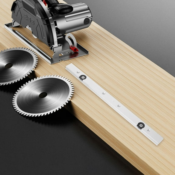 RENACLIPY 1 Set of Creative Slot Rail Track in Silver for Efficiency Upgrade on Table Saw Projects