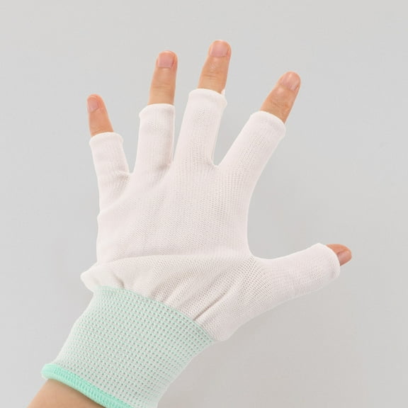 RENACLIPY Cut-Resistant Breathable White Nylon Work Gloves for Gardening and Outdoor Use 10Pairs