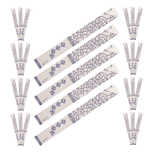 RENACLIPY 1000Pcs Blue Disposable Chopstick Sleeves Kraft Paper Dustproof Restaurant Packaging