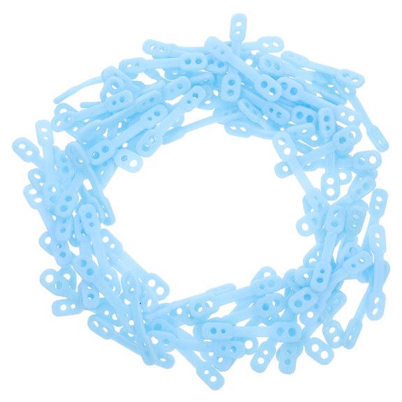 RENACLIPY 100Pcs Clothes Hanger Windproof Buckle Clips with Silicone Strips for Home Drying Racks