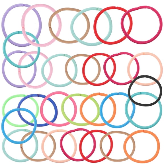 RENACLIPY 100Pcs Goodie Hair Ties Hair Wrap String for Women Holds Hair Assorted Color