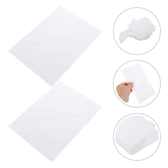 RENACLIPY 100Pcs White Shiny Tissue Paper Prevents Friction Ideal for Clothing Packing