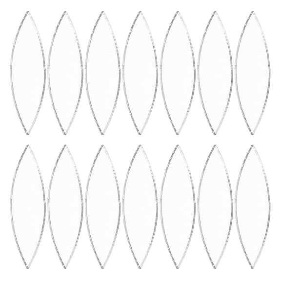 RENACLIPY Transparent Glass Mirror Tiles for Crafts, Natural Aesthetic, Easy to Install Decorative Wall and Projects