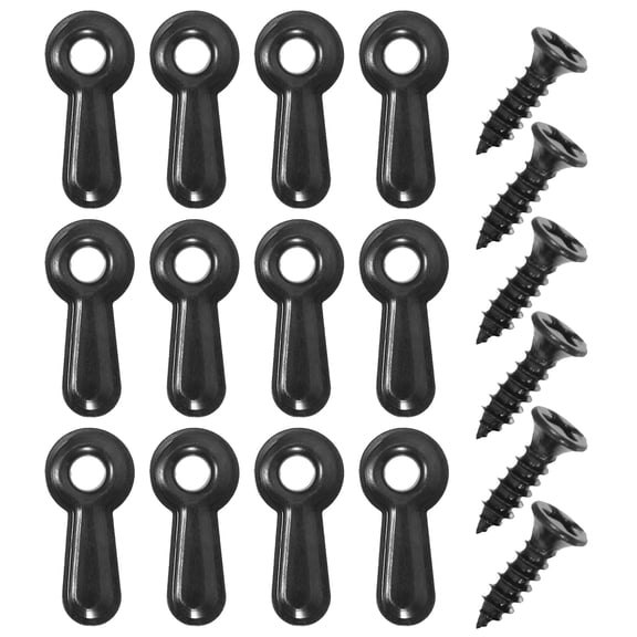 RENACLIPY Black Picture Frame Backing Clips, Hardware for Frames, 100 Pieces