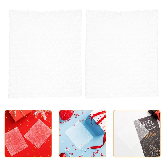 RENACLIPY 100Pcs Thickened Bubble Pouches Clear Protective Packaging Pouch for Shipping Storage