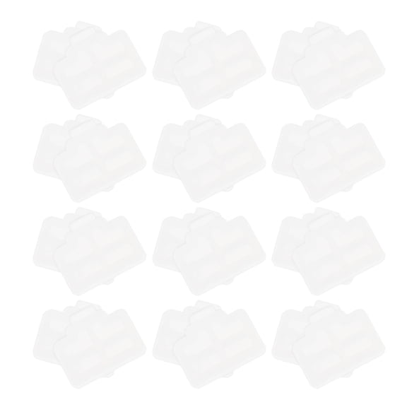 RENACLIPY 100Pcs White Silicone Rj45 Dust Covers for Ethernet Port Protection and Signal Stability