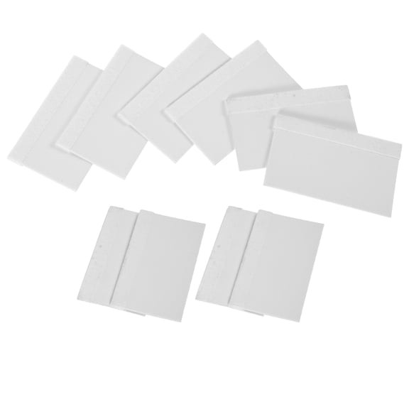 RENACLIPY 100Pcs White Felt Edge Squeegee for Mobile Phone Screen Film and Vinyl Wrap Application Tool