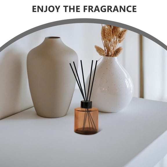 RENACLIPY 100Pcs Black Reed Diffuser Oil Refill Sticks for Optimal Room Fragrance and Easy Use