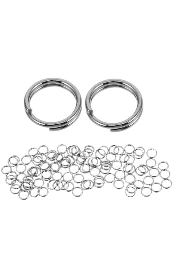 100pcs Heavy Duty Split for Keychains Metal Key Connectors