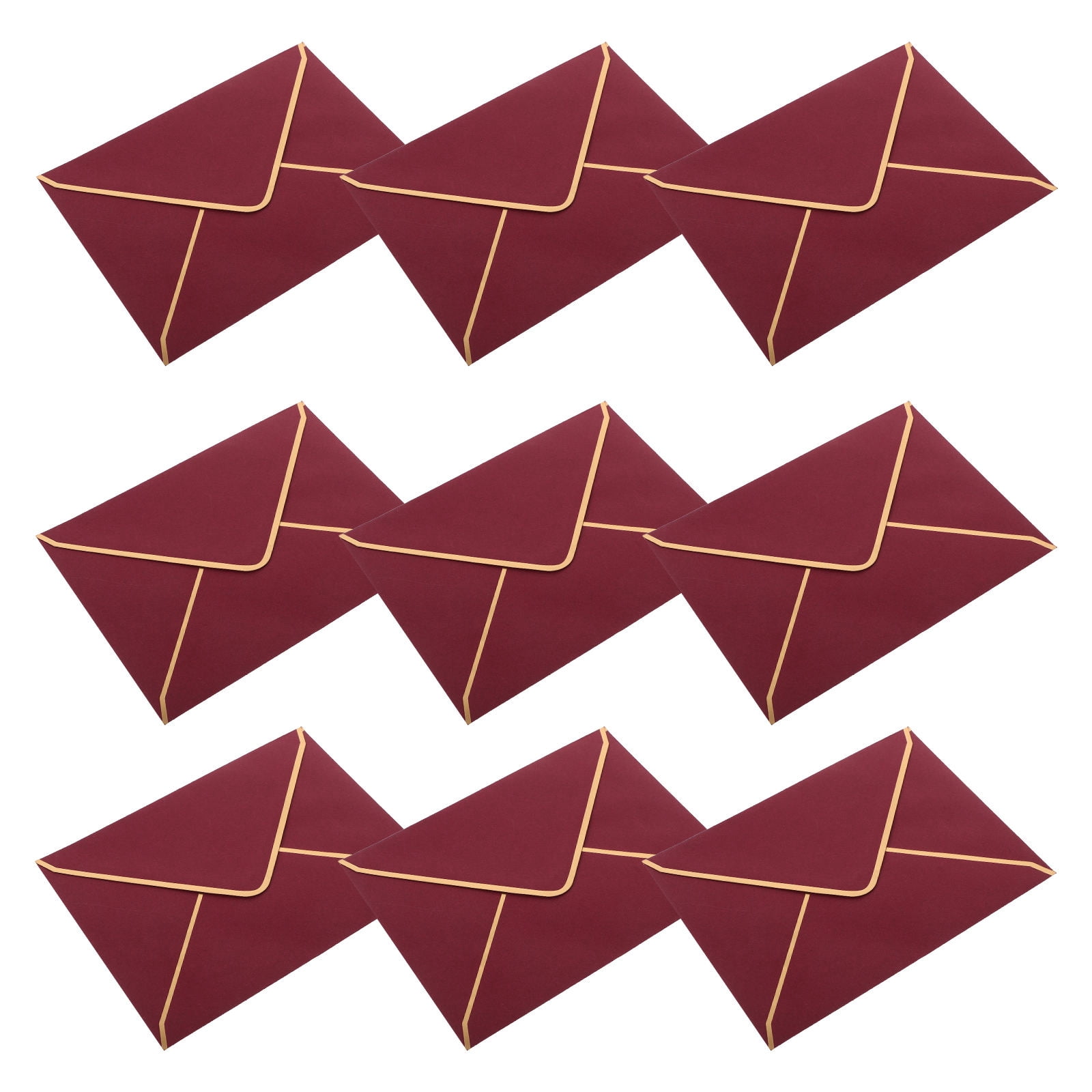 RENACLIPY Retro Dark Red Envelopes for Invitations, Letter Writing ...