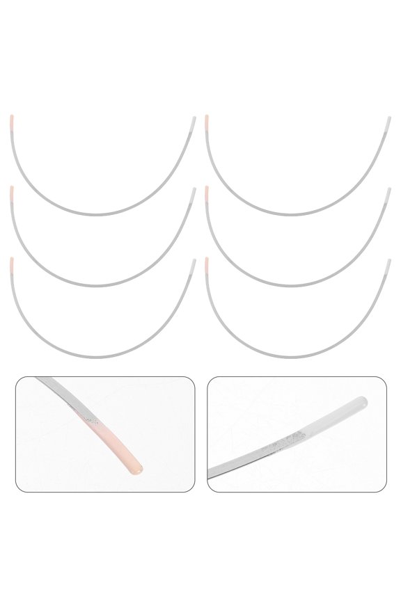 10Pairs Bra Underwire Replacement Rings Stainless Steel for Underwear Support