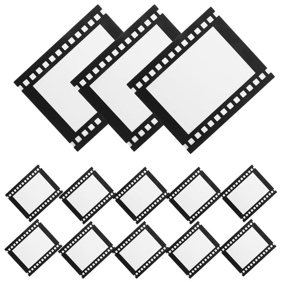 RENACLIPY Retro Film Photo Frames Black Cardboard Flexible Puzzle Composition for Decor