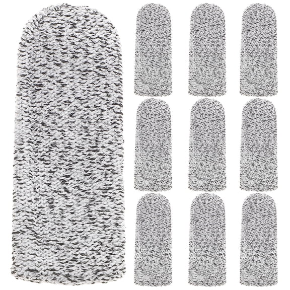 RENACLIPY 10Pcs Anti Cut Finger Sleeves Thumb Guards Comfortable Finger Protectors