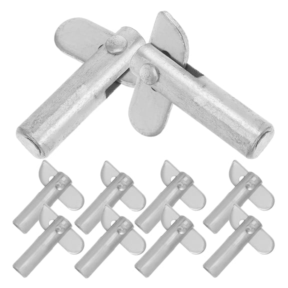 RENACLIPY 10Pcs Galvanized Steel Scaffolding Bracket Pins with Precision Engineering for Safety Use